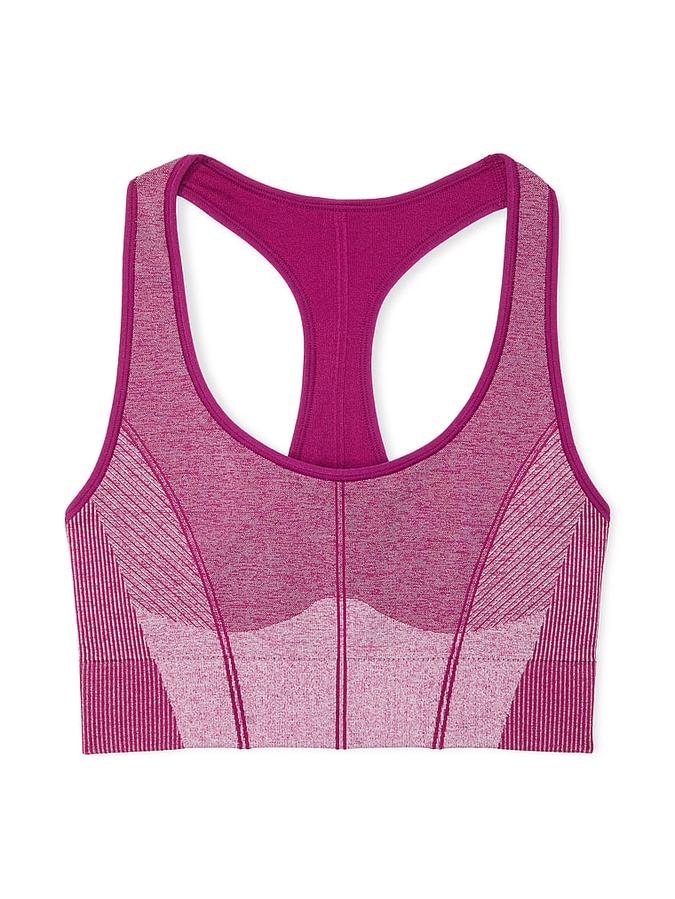 Seamless Marl Longline Sports Bra image number 2