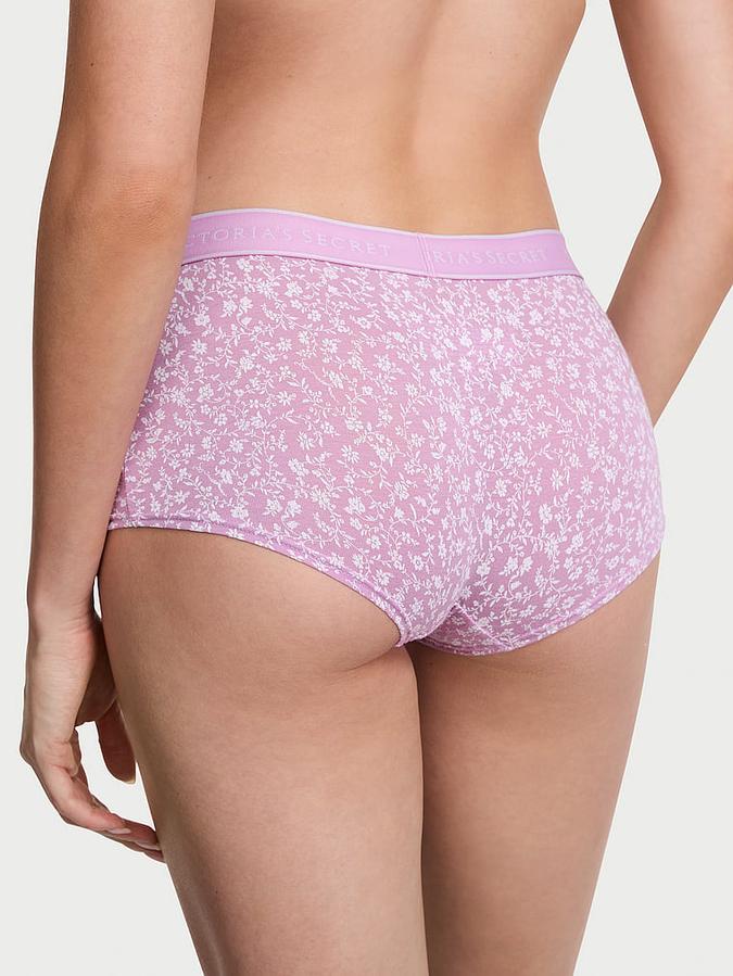 Logo Cotton Boyshort Panty