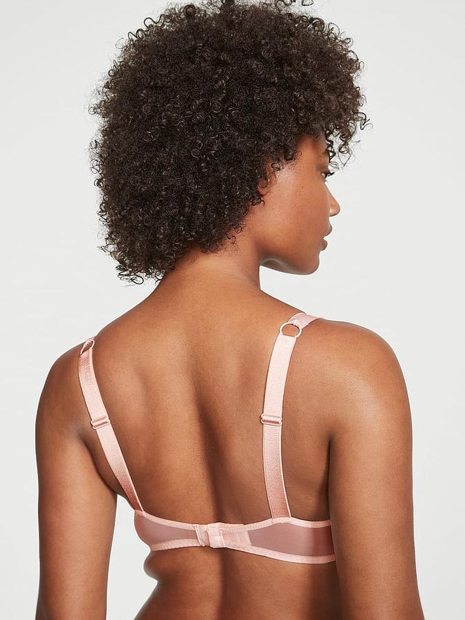 Shine Strap Lace Push-Up Bra