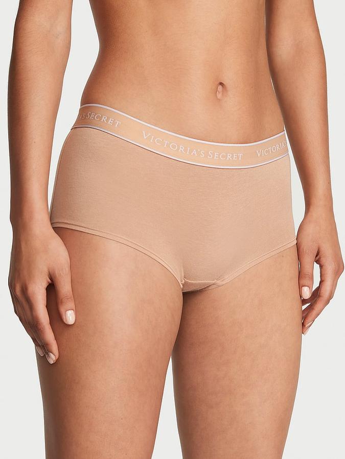 Logo Cotton Boyshort Panty