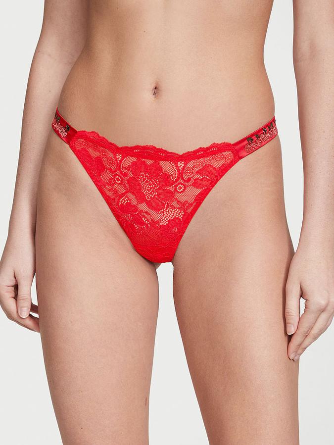 Shine Strap Thong Panty