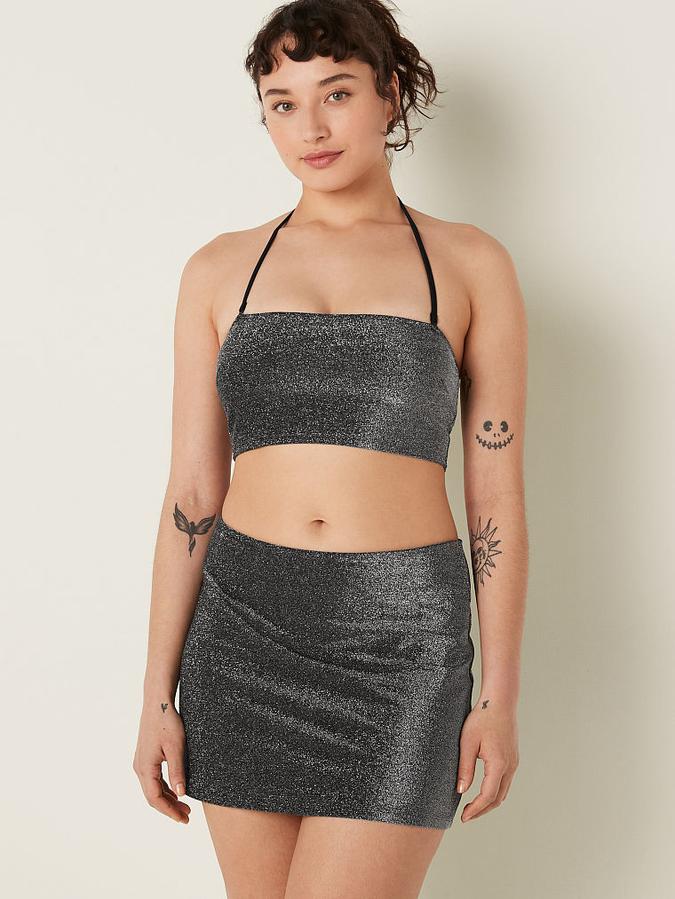 Shimmer Swim Mini Skirt