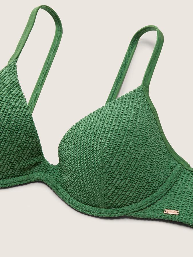 Crinkle Push-Up Bikini Top image number 3
