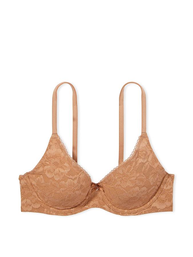 Invisible Lift Unlined Lace Demi Bra image number 2