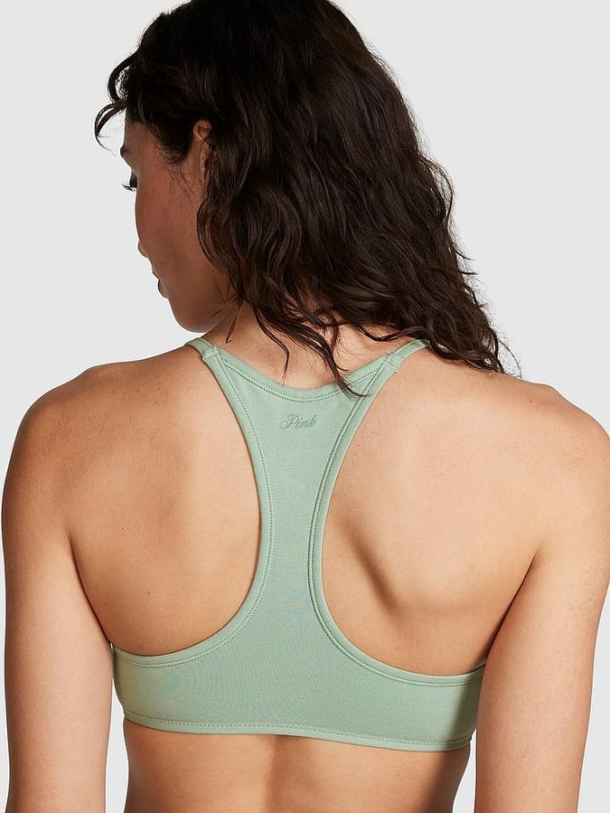 Base Cotton Racerback Bralette