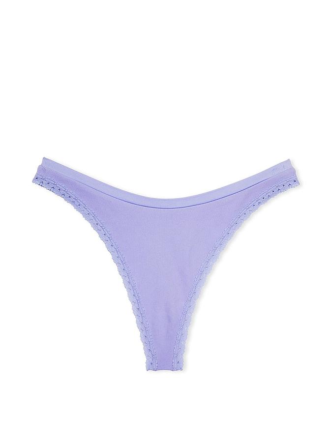 Seamless High-Leg Thong Panty
