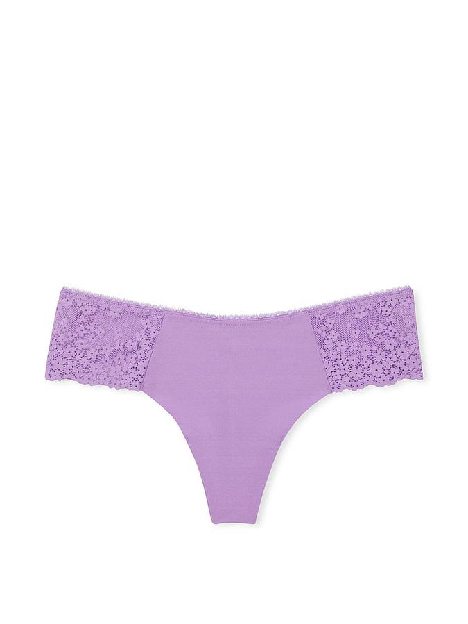 No-Show Lace Thong Panty image number 2