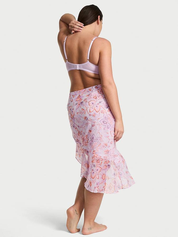 Vintage Blossom Chiffon Handkerchief Skirt