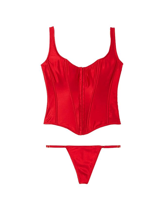Classic Silk Corset Set image number 2