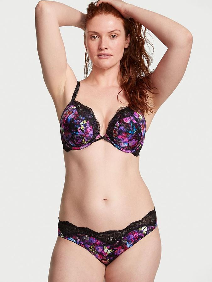 Y-Back Shine Strap Brazilian Panty