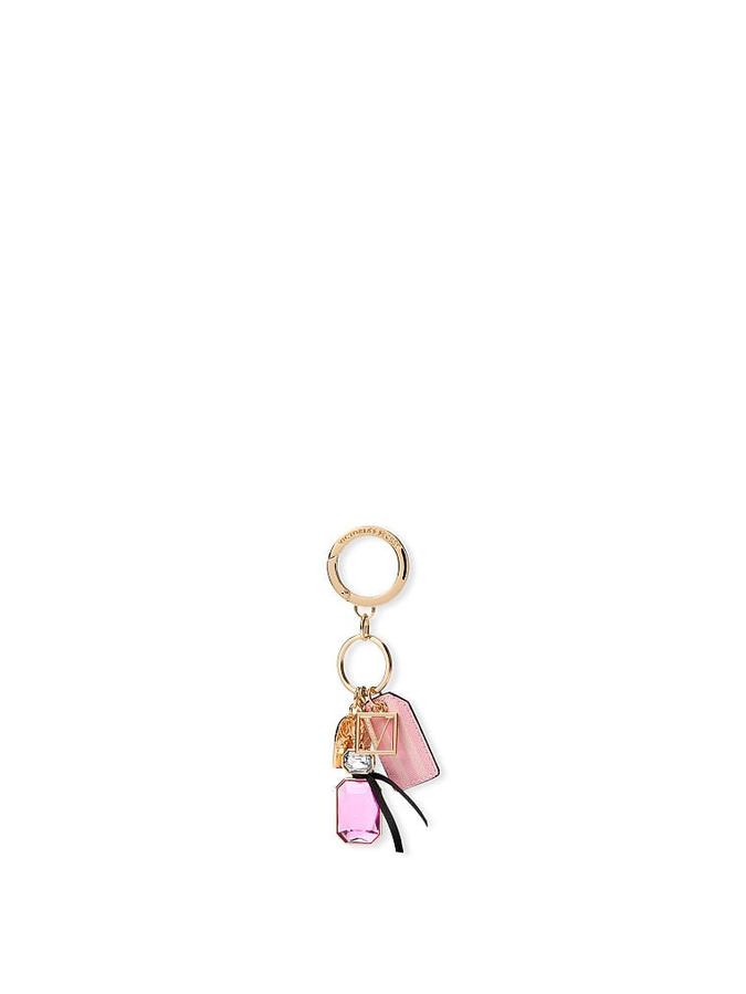 The Victoria Signature Bombshell Keychain Charm Pink