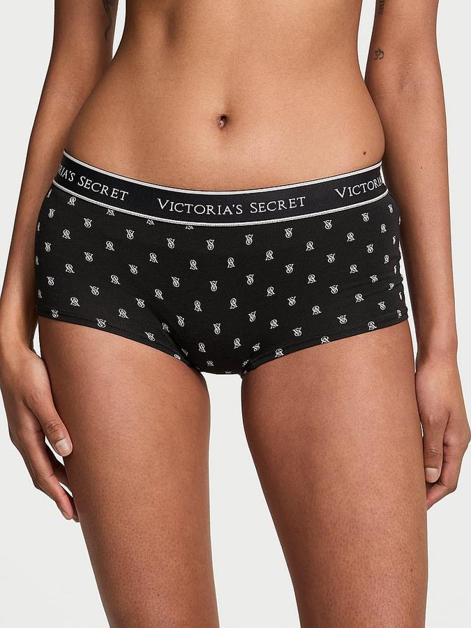 Logo Cotton Boyshort Panty