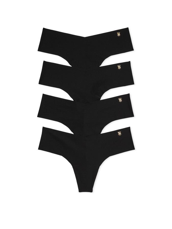4-Pack No-Show Thong Panties