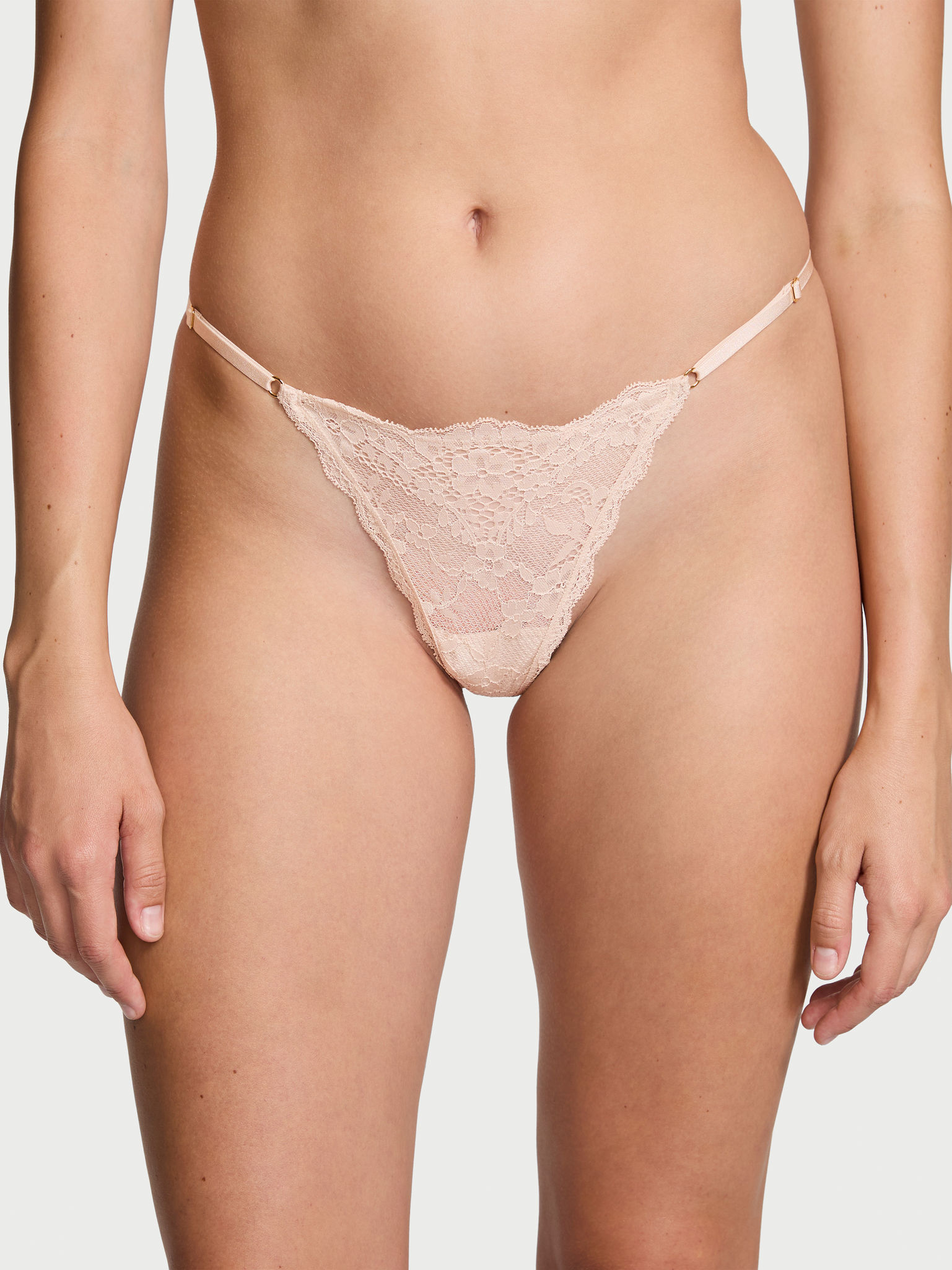 Lace Adjustable V-String Panty