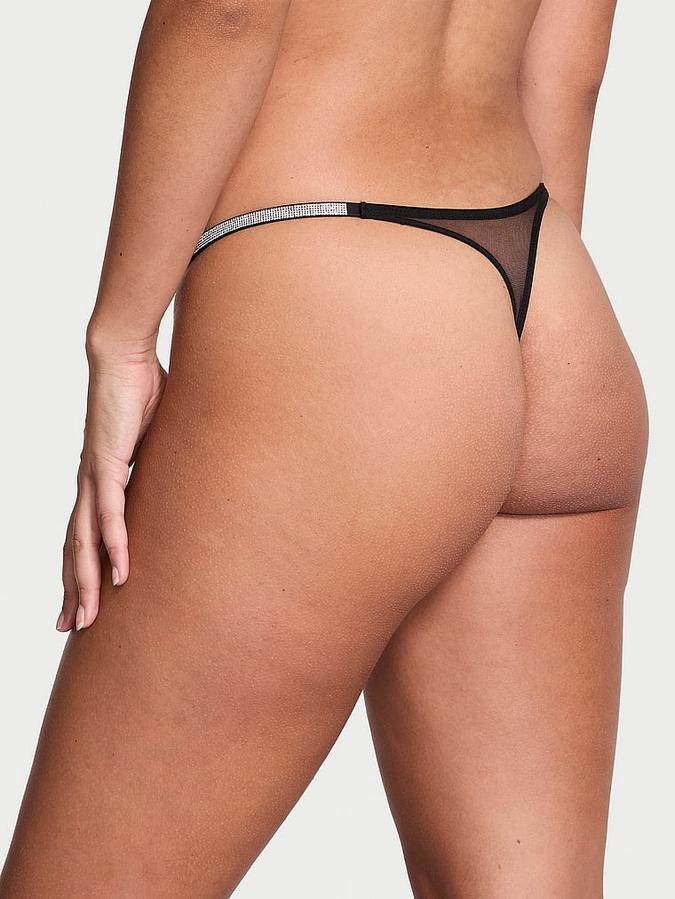 Sheer Shine Thong Panty
