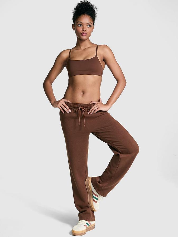 Ivy Fleece Straight-Leg Sweatpants
