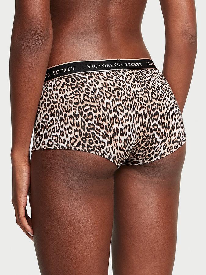Logo Cotton Boyshort Panty