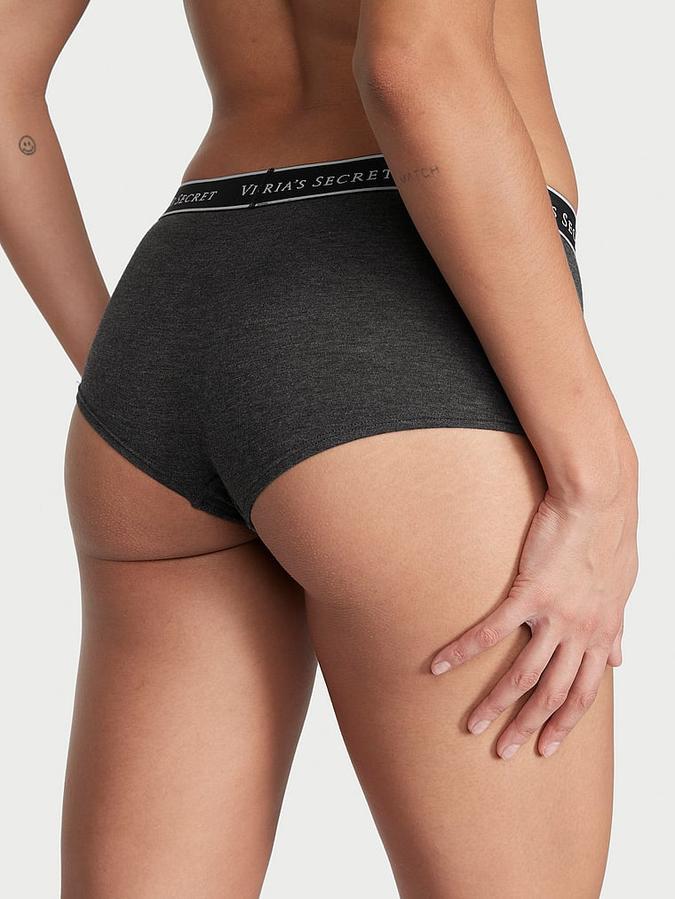 Logo Cotton Boyshort Panty