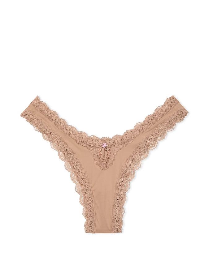 Lace-Trim Brazilian Panty image number 2