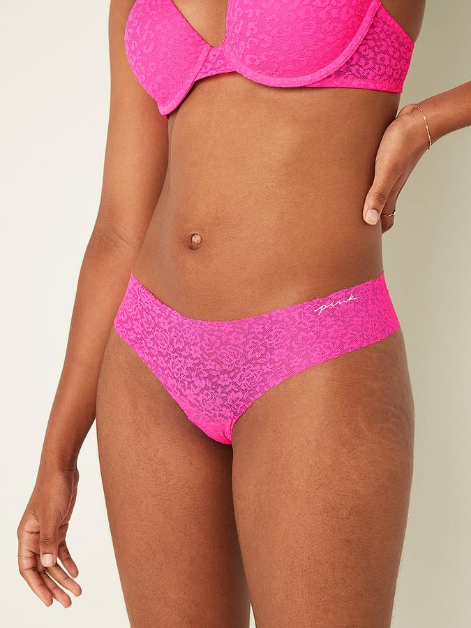 No-Show Soft Lace Thong Panty