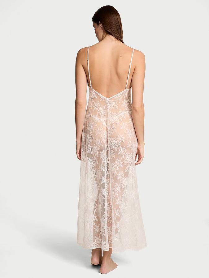 Rose Lace Long Slip