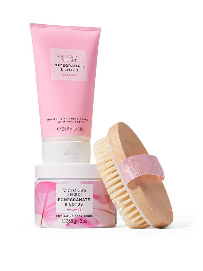 Pomegranate Lotus Natural Beauty Body Care Ritual Kit