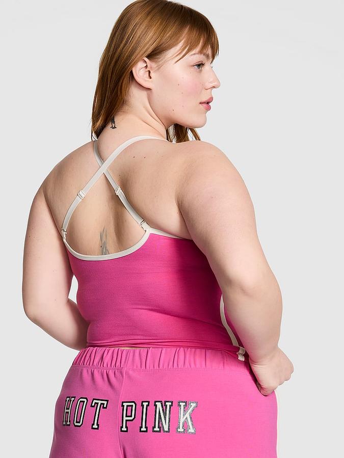 All-Day Cotton Square-Neck Tank Top