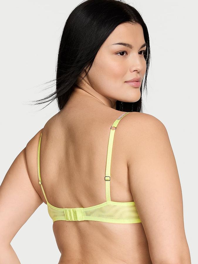 Sheer Shine Low-Cut Demi Bra