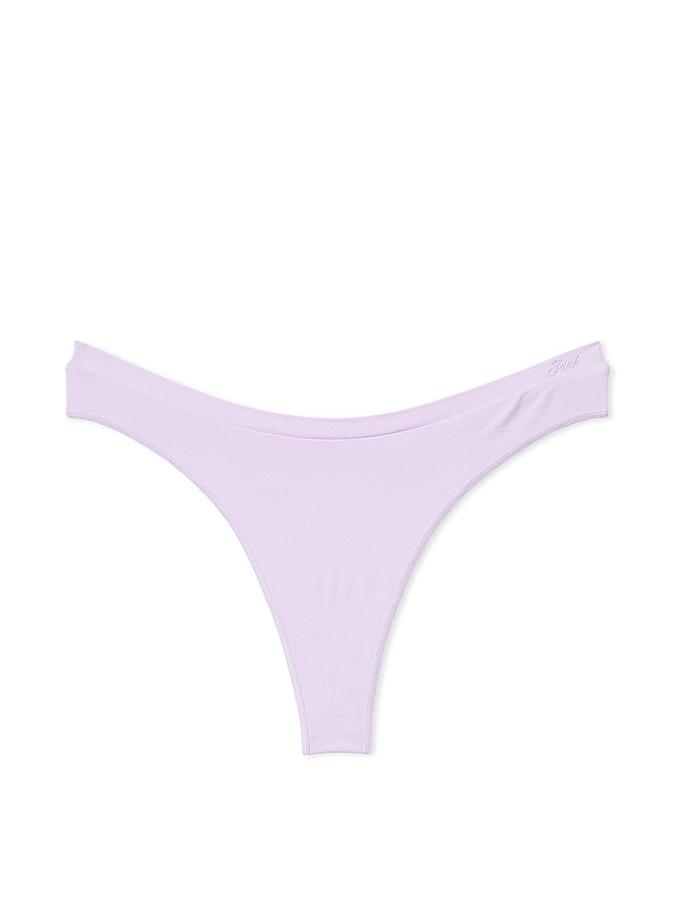 Seamless High-Leg Thong Panty image number 2