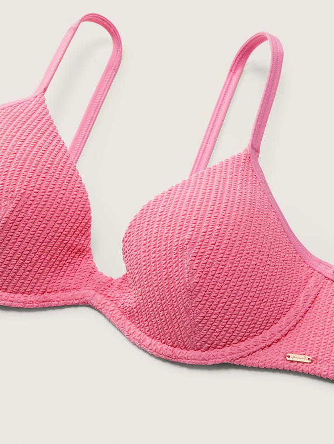 Crinkle Push-Up Bikini Top image number 3