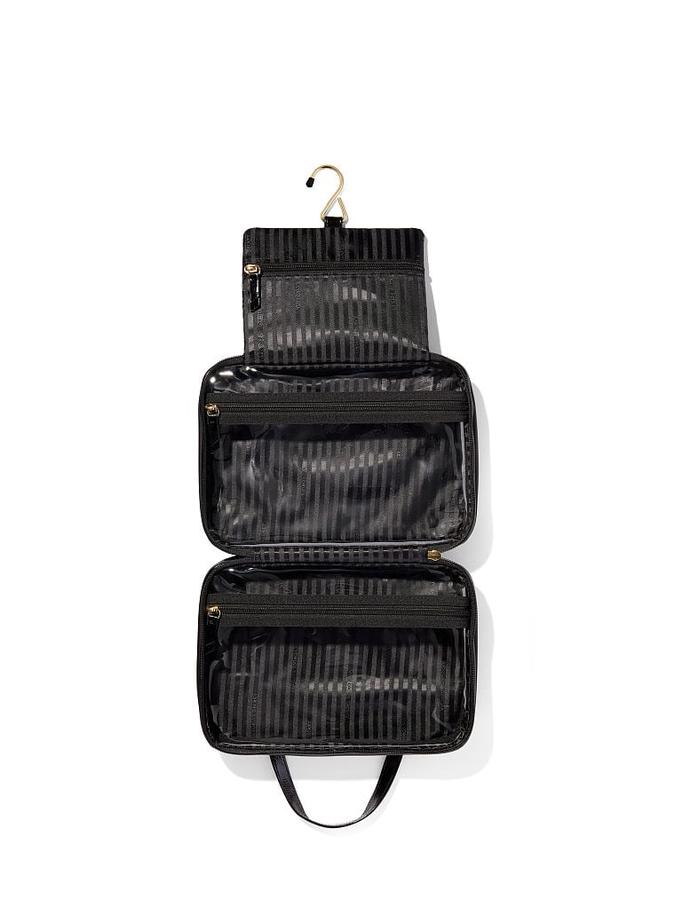 The Victoria Jetsetter Hanging Cosmetic Case Black image number 2