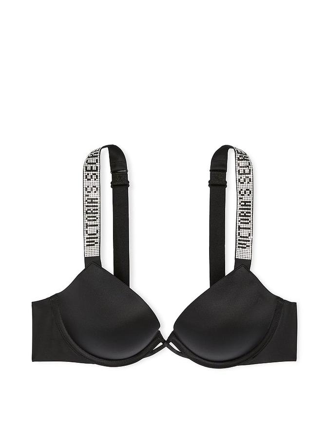 Shine Strap Push-Up Bra image number 2