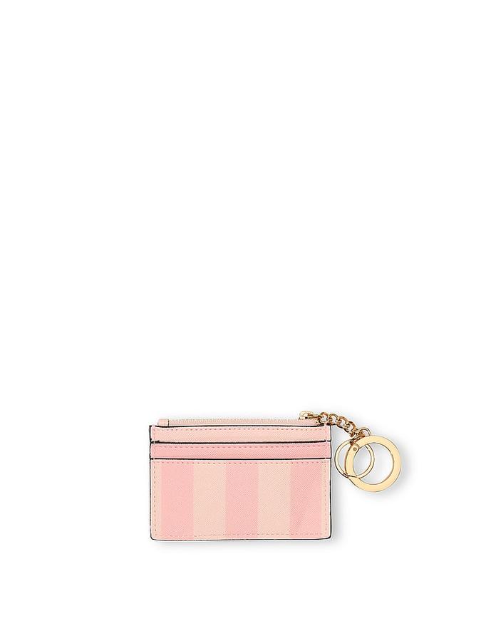 The Victoria Card Case Keychain Pink