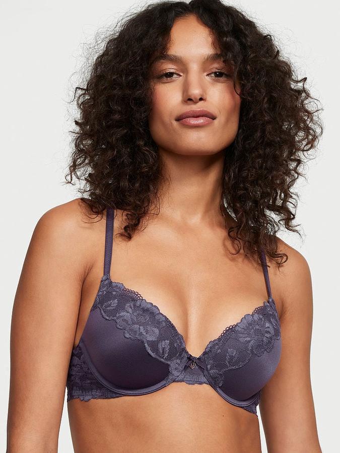 Perfect Shape Push-Up Lace-Trim Bra