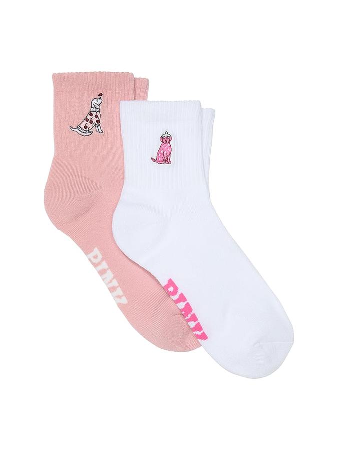 2-Pack Quarter Socks