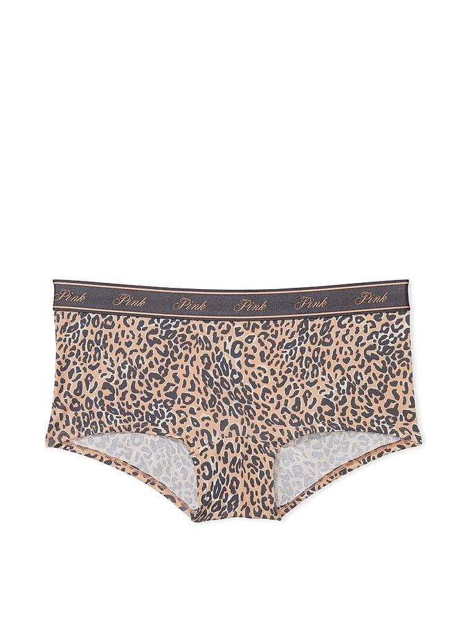 Logo Cotton Boyshort Panty image number 2