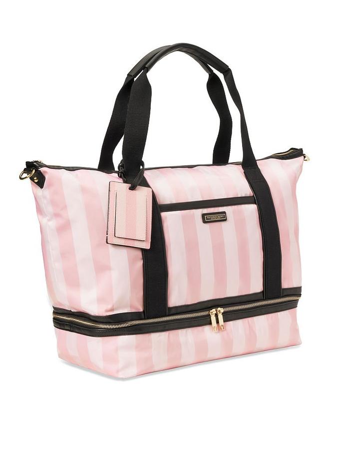 The Victoria Getaway Overnight Bag Iconic Stripe