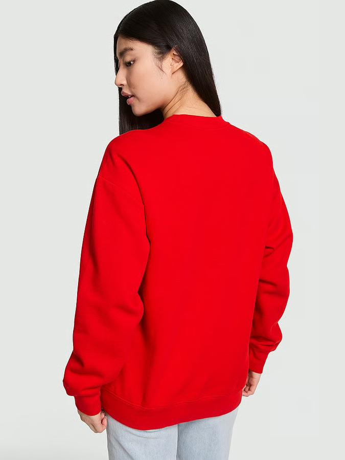 Ivy Fleece Oversized Crew Sweatshirt