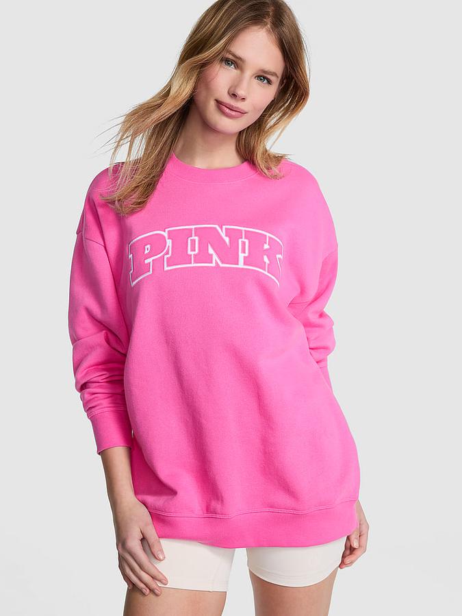 Ivy Fleece Oversized Crew Sweatshirt