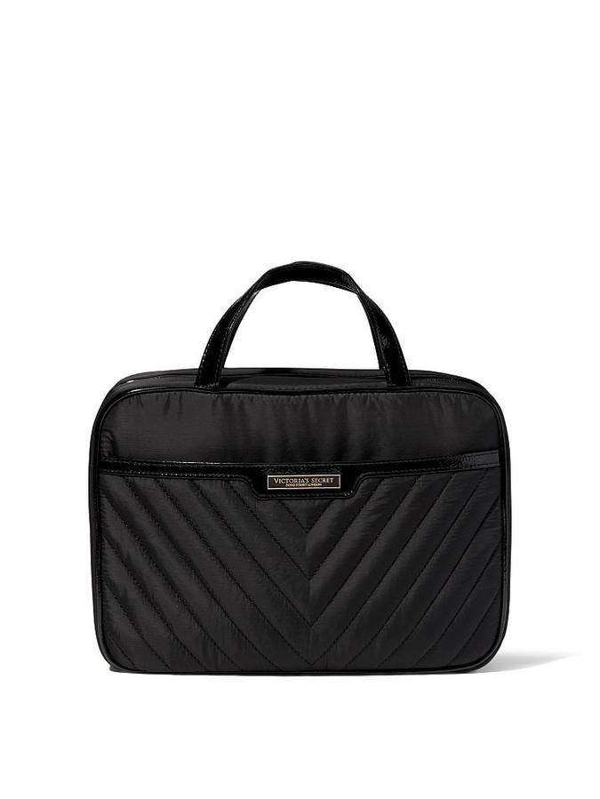 The Victoria Jetsetter Hanging Cosmetic Case Black