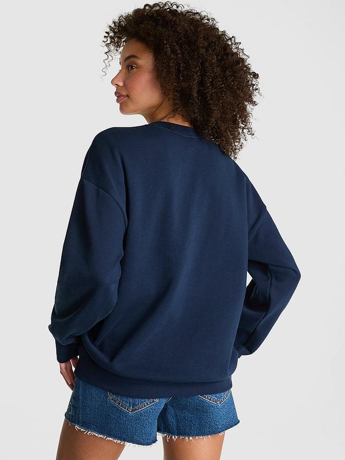 Ivy Fleece Oversized Crew Sweatshirt