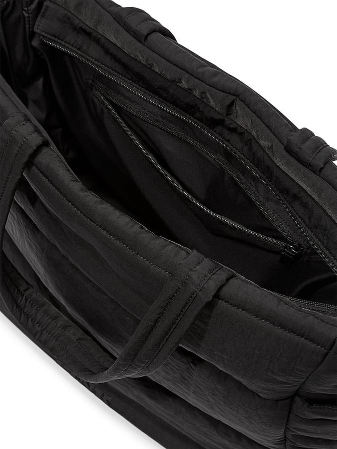 Quilted Puffer Tote Bag image number 2