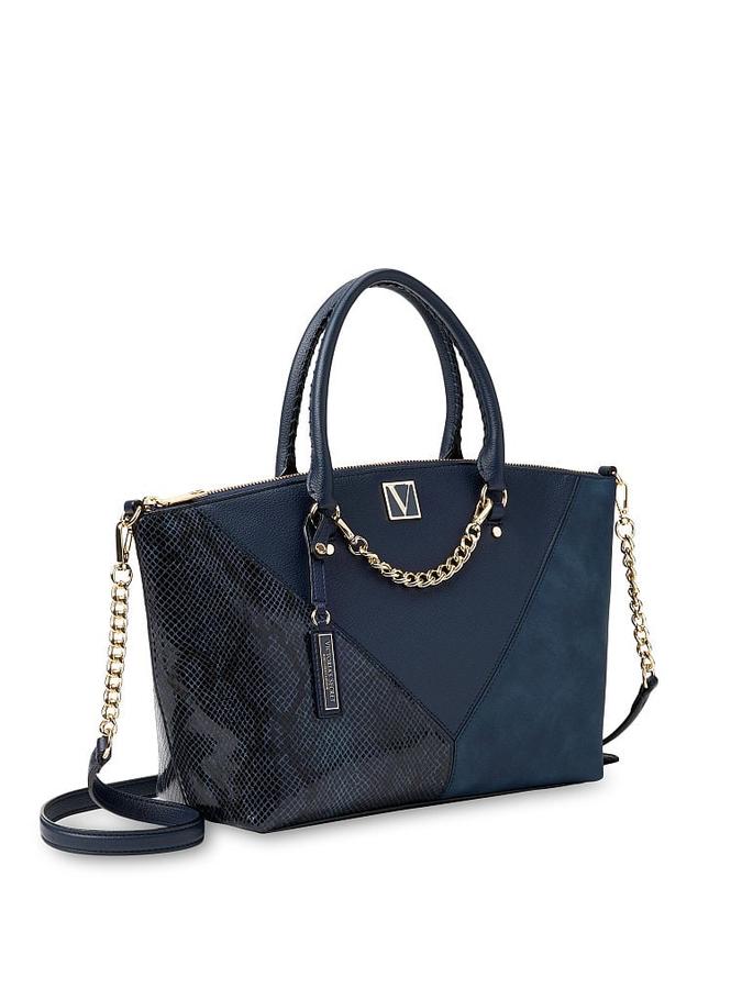 The Victoria Slouchy Satchel Navy