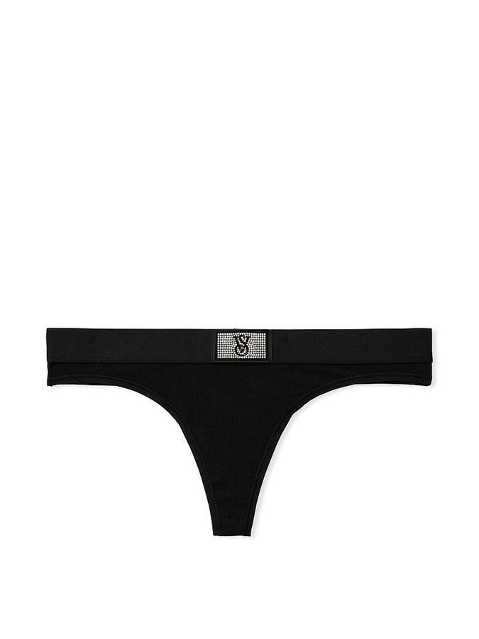 Shine Patch Thong Panty