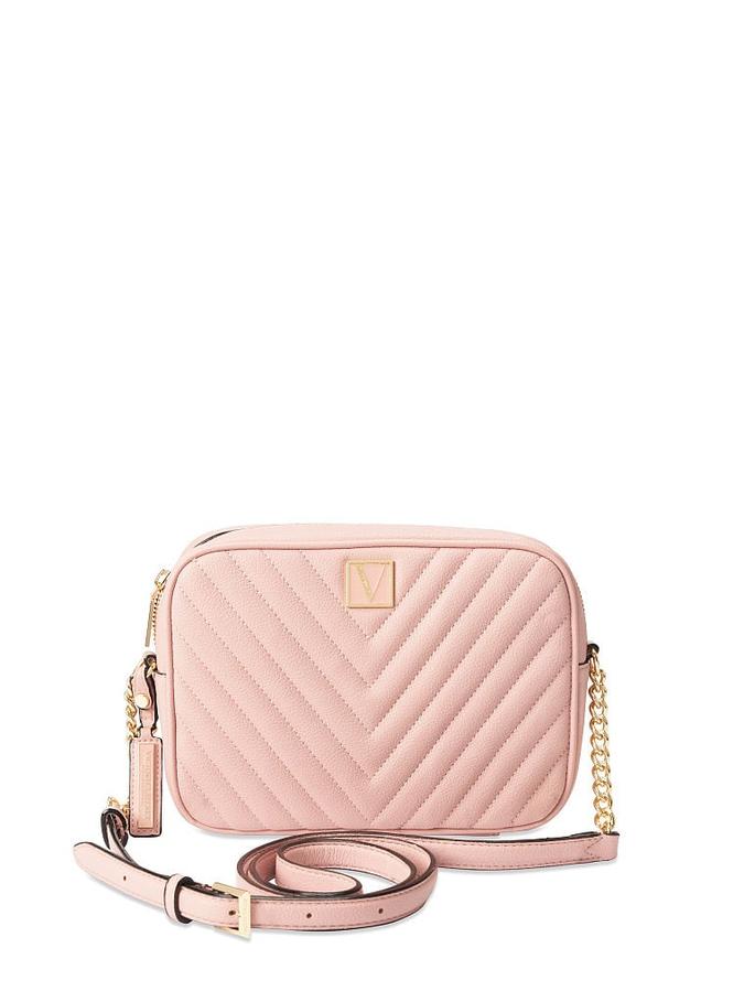 The Victoria Top Zip Crossbody Orchid Blush