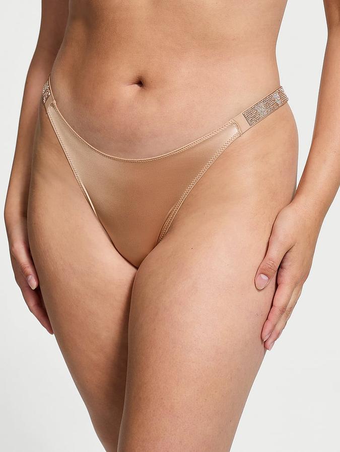 Shine Strap Brazilian Panty