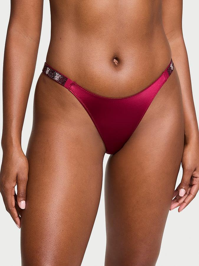 Shine Strap Thong Panty