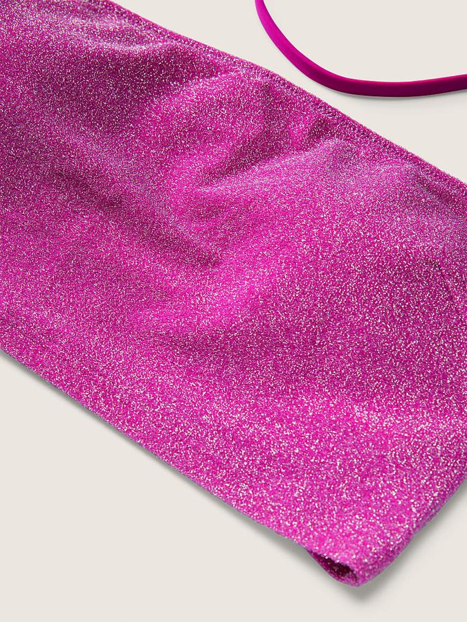 Shimmer Bandeau Bikini Top image number 4