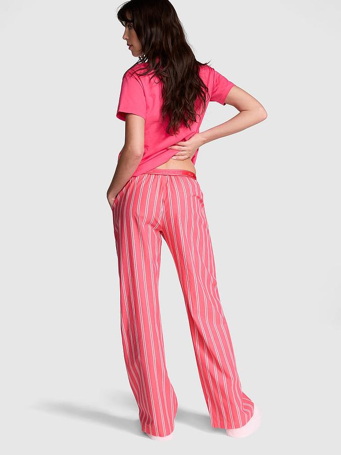 Cotton Poplin Logo Sleep Pants