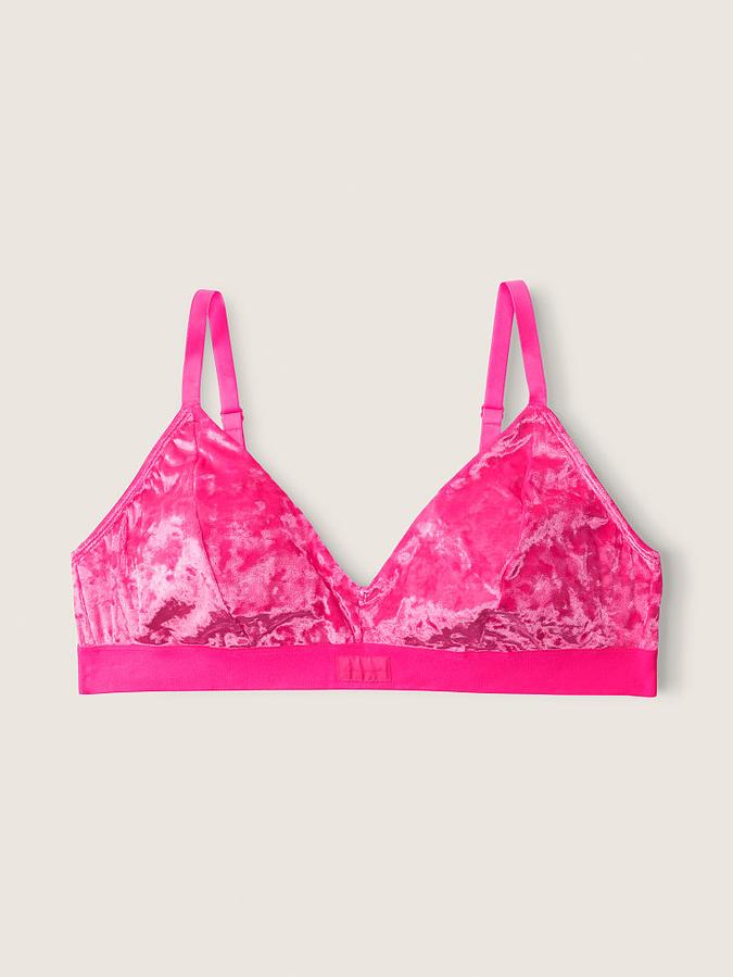 Velvet Triangle Bralette image number 2